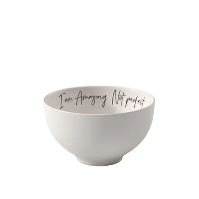 Zdjęcie produktu dla Villeroy&Boch - Miska 470 ml Statement "I'm Amazing not perfect"