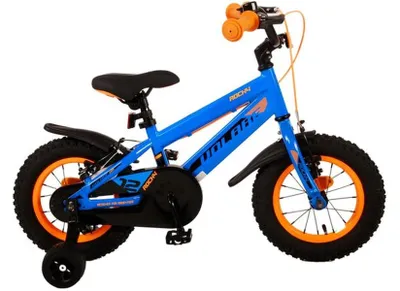 Immagine prodotto di Bicicletta per bambini Volare Rocky - Ragazzi - 12 pollici - Blu - Doppio freno a mano