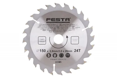 Immagine prodotto di Lama per sega FESTA SK 150/2,8/20mm 24T