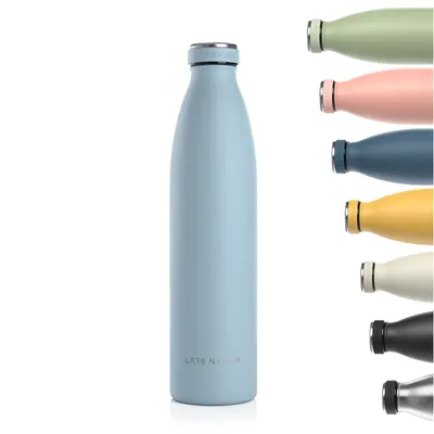 Alfi CITY BOTTLE 700 Ml, Mystic Blue, Gourde En Inox Sans Plastique, Bouteille Isotherme Robuste Anti-fuite, Maintient Froid Pendant 16 H, Bouteille Pour Boisson Gazeuse