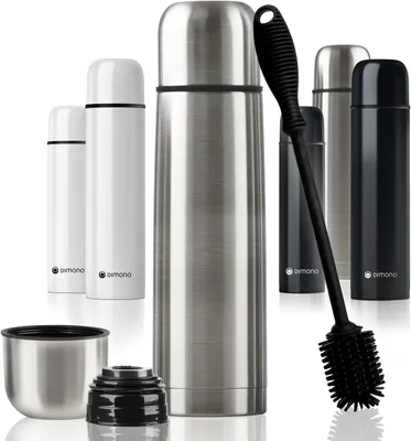 Produktbild von Thermoskan 500 ml, Edelstahl, doppelwandig, auslaufsicher, spülmaschinenfest, BPA-frei