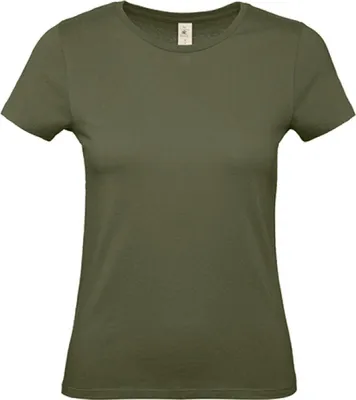 Produktbild von B&C TW02T | Damen T-Shirt / 100 - Farbe: Urban Khaki - Größe: M