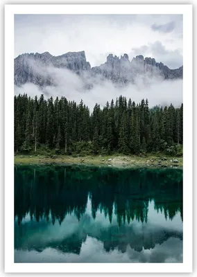 Produktbild von Poster - Poster ohne Rahmen - Landschaft Berge Wolken - 70x100 cm - Wand Bild - Wanddeko - Wandbilder - Kunstposter - Wandposter - Bilder - Kunstdruck - Wanddekoration - Wandbild - P2XPA70x100-4671