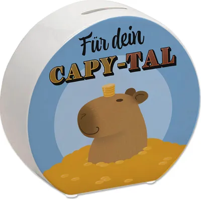 Produktbild von Für dein Capy-tal Spardose mit süßem Capybara