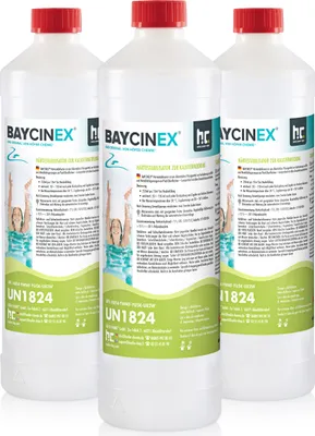Produktbild von 3x1 L BAYCINEX® Härtestabilisator Poolpflegemittel für kalkfreies Wasser