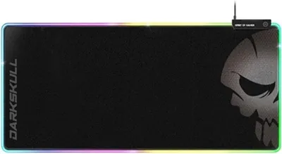 Produktbild von Spirit of Gamer Darkskull Hub RGB - XXXL, Schwarz, Abbildung, Stoff, Gummi, Multi, Anti-Rutsch-Basis, Gaming-Mauspad