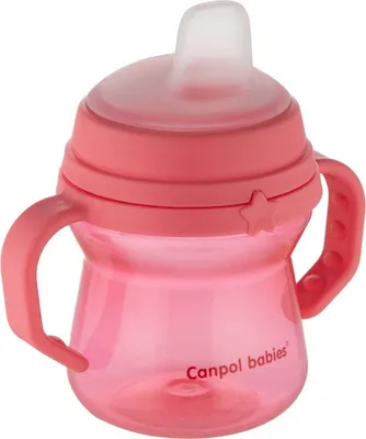 Zdjęcie produktu dla Canpol babies gertuvė su silikoniniu snapeliu FirstCup 150ml (56/614_pin)