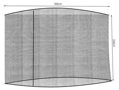 Zdjęcie produktu dla Nd12_15260 Moskitiera Do Parasola Ogrodowego 3M -