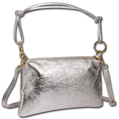 Produktbild von Toscanto Damen Umhängetasche Leder Tasche silber D3OTT861UJ1