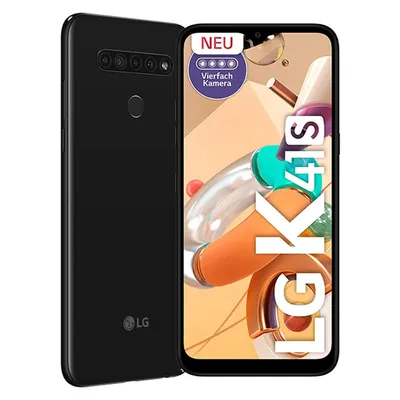 Produktbild von LG K41S LM-K410EMW, 16,6 cm (6.55"), 3 GB, 32 GB, 13 MP, Android 9.0, Schwarz