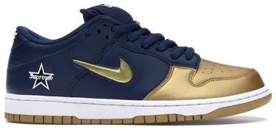Obrázek produktu pro Supreme x Nike SB Dunk Low OG "Jewel Swoosh Gold", CK3480-700, Größe: 40,5