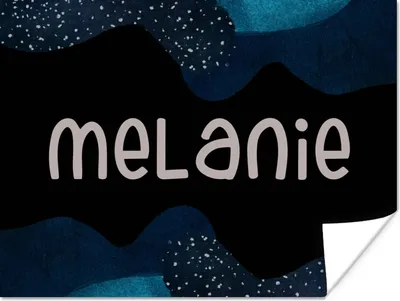 Produktbild von MuchoWow® Poster Melanie - Pastell - Mädchen 80x60 cm - Kunst für zu Hause
