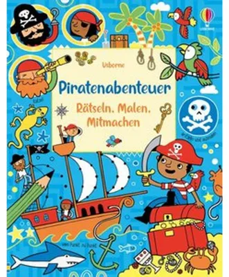 Produktbild von Piratenabenteuer - Rätseln, Malen, Mitmachen