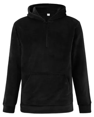 Produktbild von Elzusha – Herren Hoodie mit Viertelreißverschluss aus Fleece