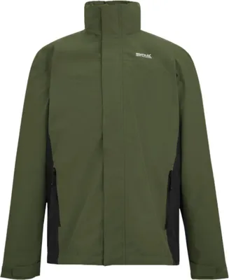 Produktbild von Regatta - "Matt II" Jacke, wasserfest für Herren RG11505 (L) (Dunkel-Khaki/Schwarz)