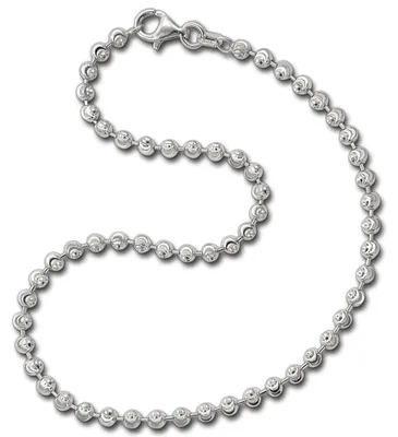 Productafbeelding van SilberDream enkelband dames, 25 cm, maan, zilver 925, sieraden, zilver, artikelnummer D3SDF3025J