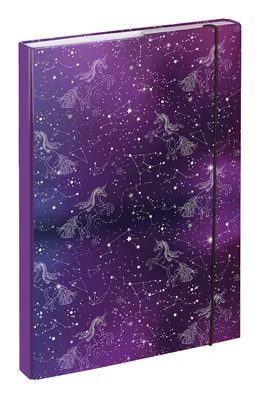 Immagine prodotto di BAAGL Cartelle per quaderni scolastici A4 Unicorno Universo