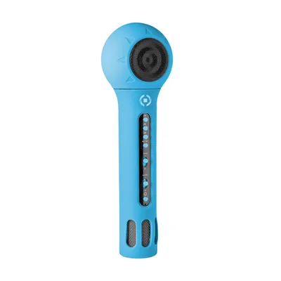Produktbild von Mikrofon mit Bluetooth-Lautsprecher Blau