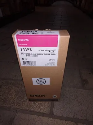Produktbild von Epson UltraChrome XD2 T41F340, Magenta, 350 ml, 1 Stück(e), Einzelpackung