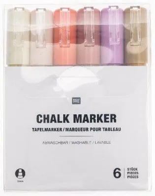 Produktbild von Tafelmarker Set Natur, 6-Teilig