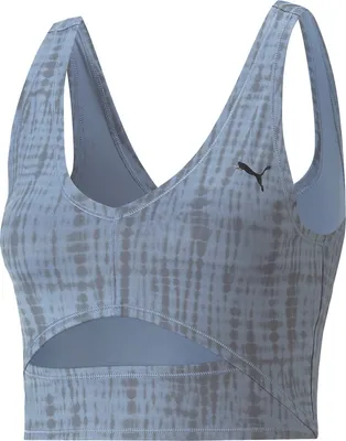 Obrázok produktu pre PUMA Studio Print Crop-Top Damen 18 - filtrovaný popol M