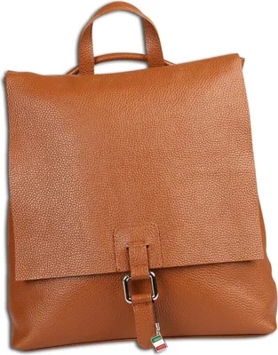 Produktbild von Florence Rucksack Damen Echtleder Cityrucksack hellbraun ORF101C5