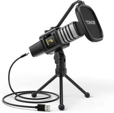 Produktbild von TONOR Mikrofon Audio Gaming PC Mikrofon USB Professionelles Kondensatormikrofon für Gaming Streaming