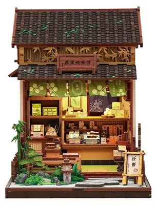 Immagine prodotto di Kit di casa in miniatura fai-da-te Kanmi-dokoro Kurihara con LED