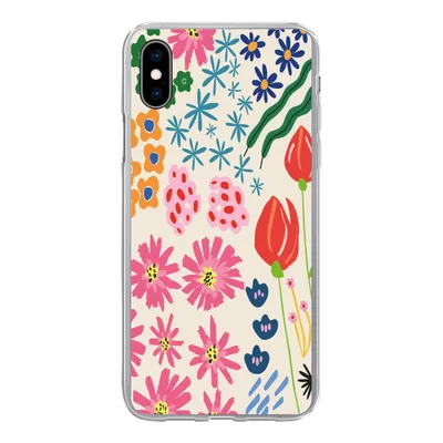 Produktbild von MuchoWow® Handyhülle Schutzhülle Hülle für iPhone Xs Blumen - Gestaltung - Tulpe Silikon Softcase Handy Hülle - Handytasche