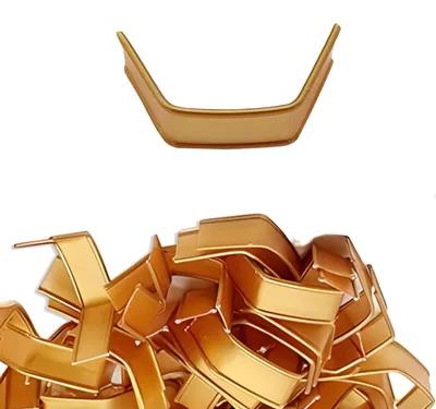 U-Clipse Gold 40 mm, 1000 Stück, für Brotverpackungen