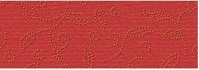 Produktbild von Prägekarton Elegance 220g/qm 23x32cm VE=5 Blatt Ranken schweizerrot