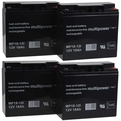 Image de Powery Batterie rechargeable de remplacement pour USV APC RBC55