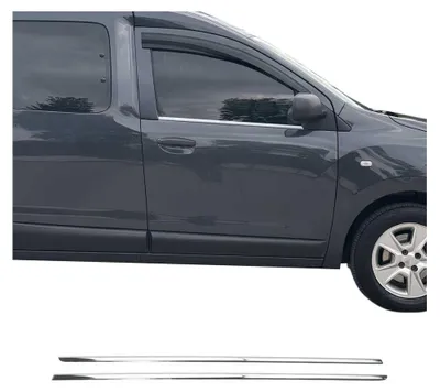 Image de Garniture de Fenêtre pour Dacia Dokker 2012-2021 Acier Inox 2Pcs