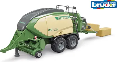 Zdjęcie produktu dla Bruder 02033 Krone Big Pack 1290 HDP VC z 2 belami kwadratowymi