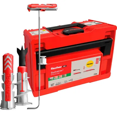 Productafbeelding van fischer DuoLine Tanos-box M173, universele pluggen, 574401, 713 stuks.