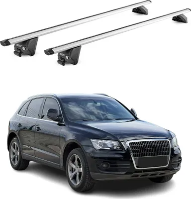 Image de Barres de toit transversales pour Audi Q5 8R Sportback FYT 2008-25 Alu Gris ABE