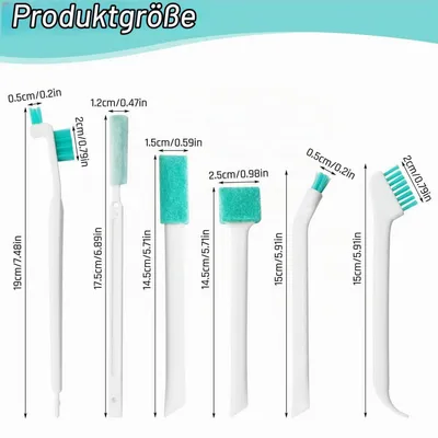 Produktbild von 18-teiliges Reinigungsbürsten Set, Flaschenbürste Babyflaschen, Strohhalmreiniger, 30,5 cm