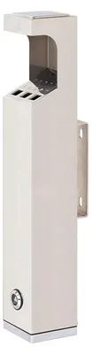 Design-Wand-Aschenbecher aus hochwertigem polierten Edelstahl
