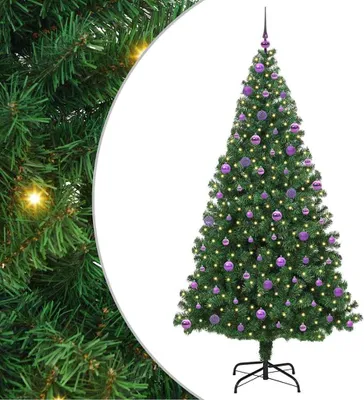 Immagine prodotto di Albero di Natale artificiale con 300 LED Verde 210 cm