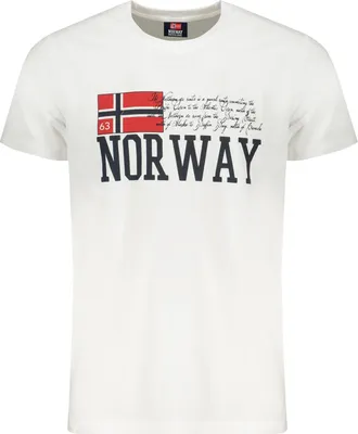 Produktbild von NORWAY 1963 Herren T-Shirt Weiß 846020_BIWHITE : Größe - XL Größe: XL