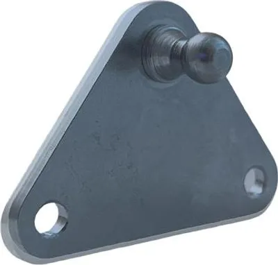 Obrázok produktu pre Plynová pružina Držiak Doska Upevnenie Prídavné diely pre 10 mm guľovú hlavicu 90° do 1 000 N