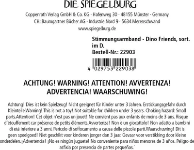 Produktbild von Dino Friends - Stimmungsarmband sortiert