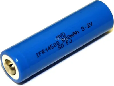 Produktbild von IFR 14500 IFR14500 LiFePO4 3,2V 600mAh Mignon AA Diverse Hersteller QVC Solithia, Solutions