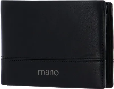 Produktbild von Mano 1919 Scheintasche mit Klappe, schwarz