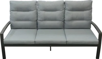 Produktbild von Gartensofa outdoor 3-sitzig BONDINO BHT 210x85x109 cm grau