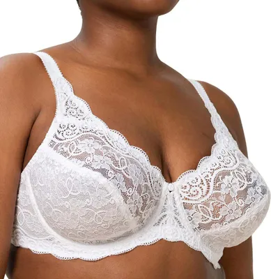 Produktbild von Triumph Amourette 300, Weicher Becher, Weiß, Bügel, Muster, Weiblich, Blumenmuster