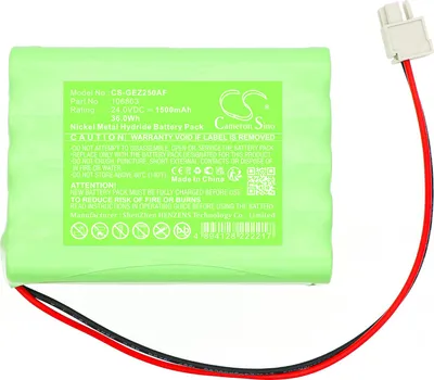 Immagine prodotto di TECHTEK Batteria compatibile con [GEZE] 106863, 80100404, DCU1, DCU1-2M, Slim Drive, Slimdrive sostituisce 106863, per 25020, per TO1013