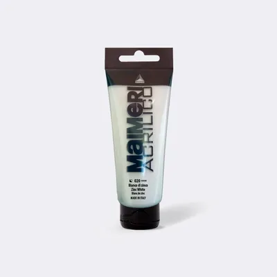 Immagine prodotto di Colore acrilico fine MAIMERI Acrilico 200 ml - Bianco di zinco