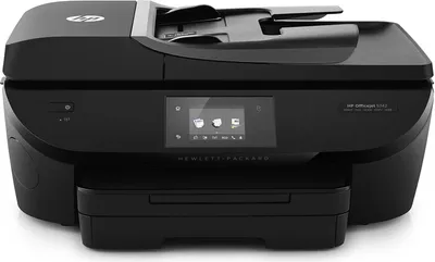 Produktbild von HP OfficeJet 5742, Tintenstrahl, Farbdruck, 4800 x 1200 DPI, Farbkopieren, A4, Schwarz