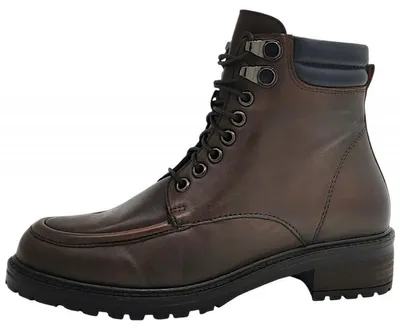 Productafbeelding van Damenschuhe Reißverschluss Schnürstiefel Braun Freizeit